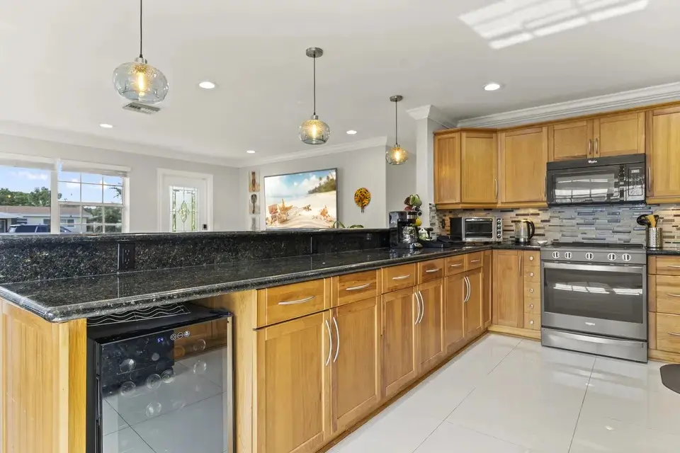 brown kitchen